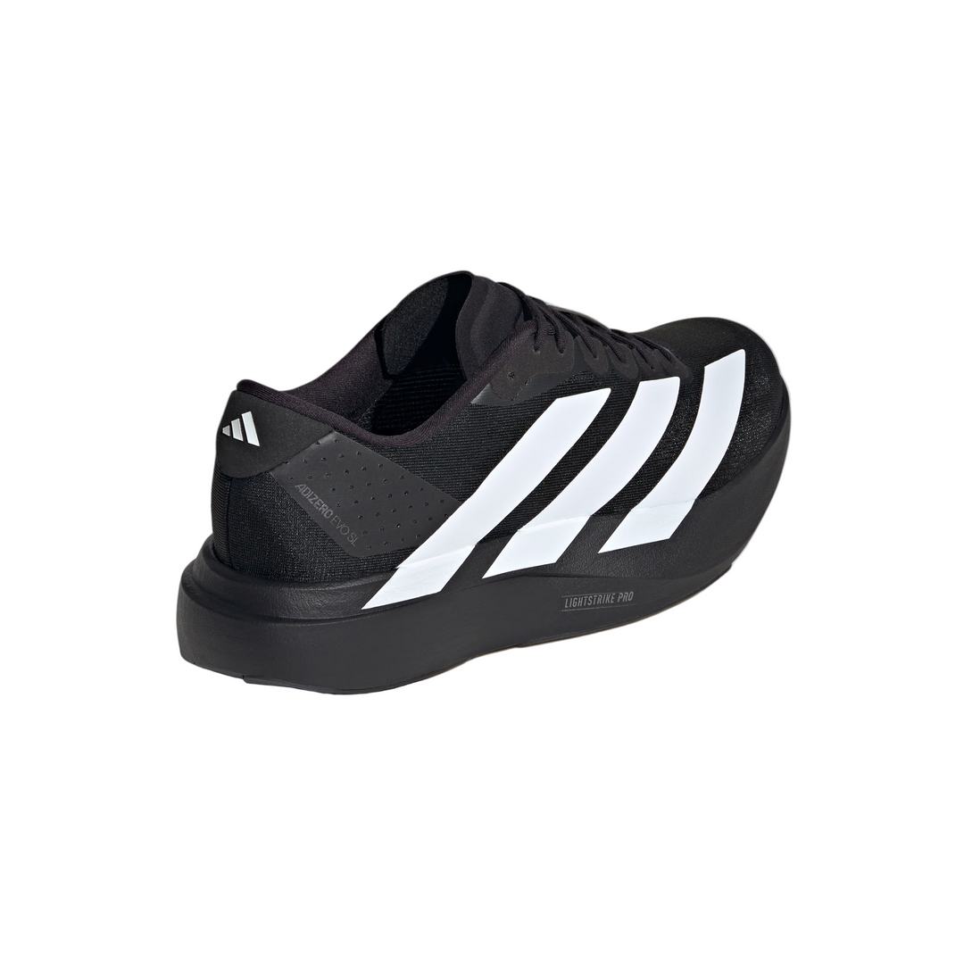 Adidas Mens Adizero Evo SL - Core Black/Cloud White/Core Black - Neutral - AW25
