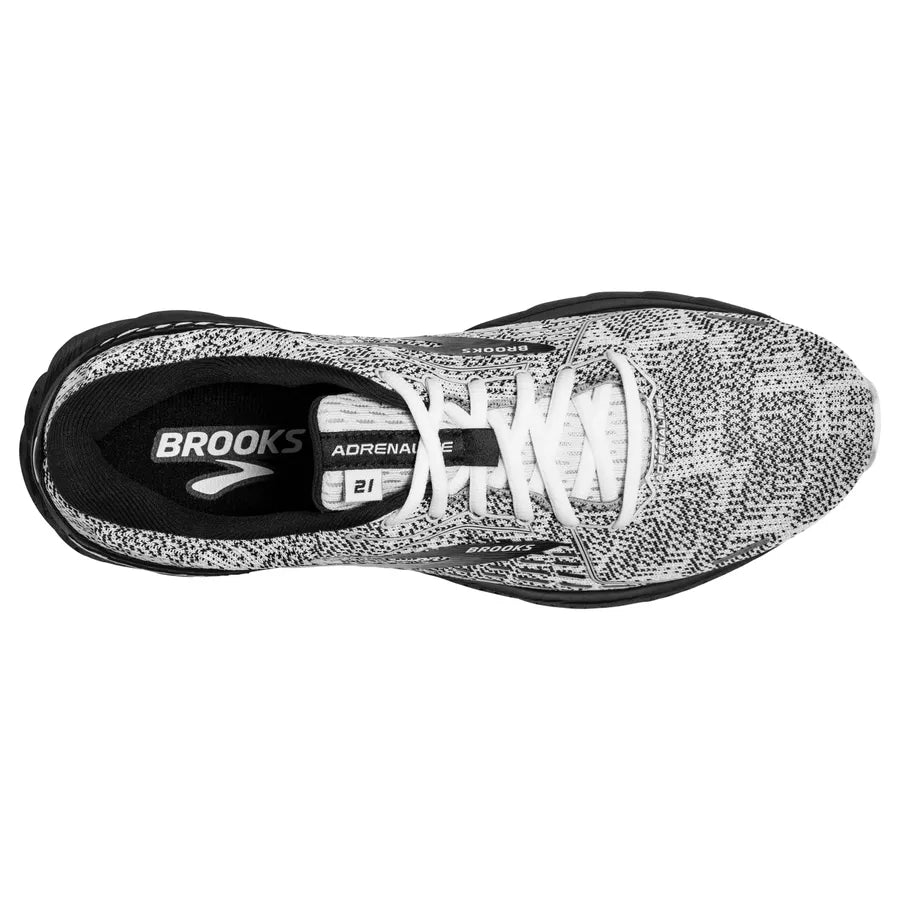 Brooks Womens Adrenaline GTS 21 - White/Grey/Black - Stability