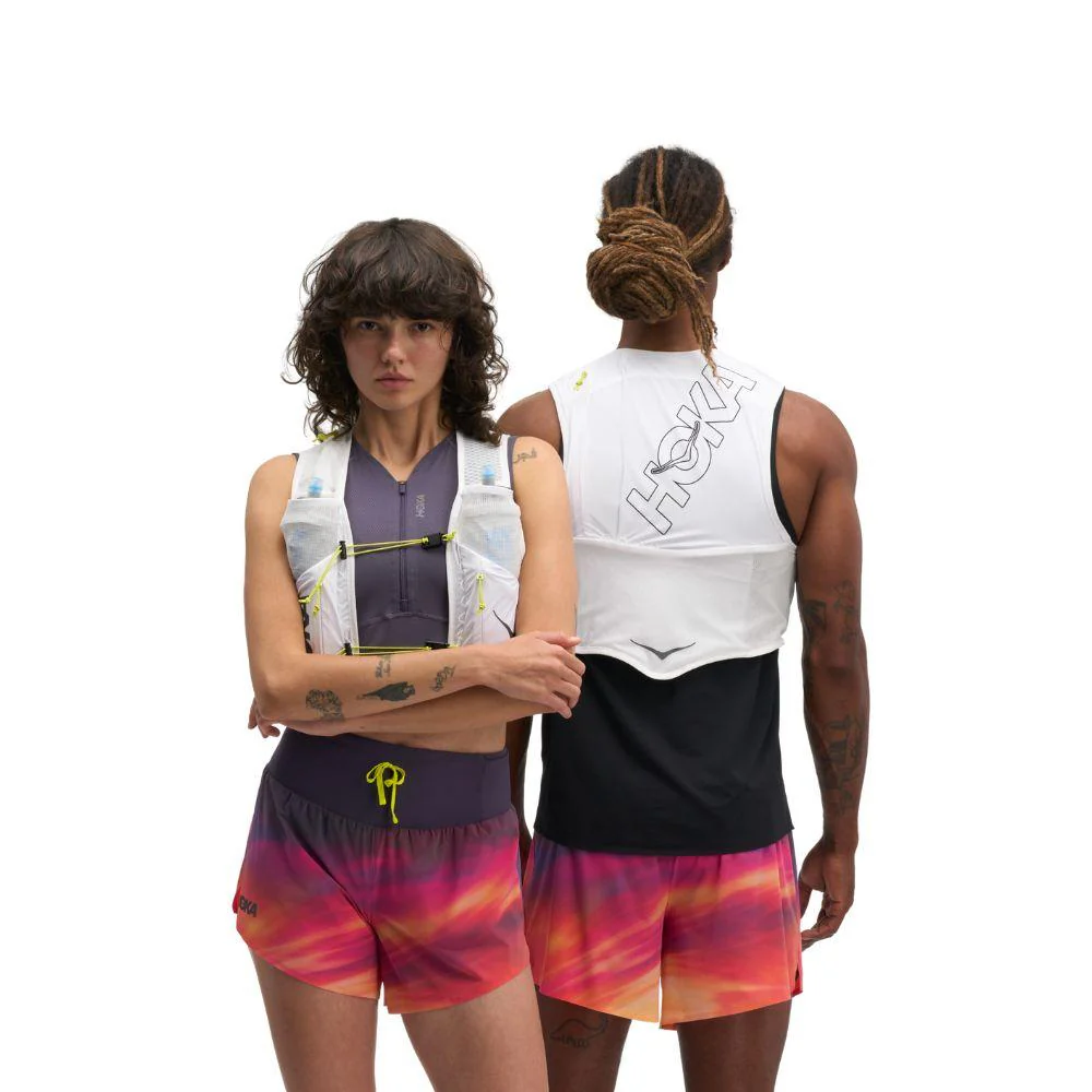 Hoka Unisex Trail Run Vest 8L - White - AW26