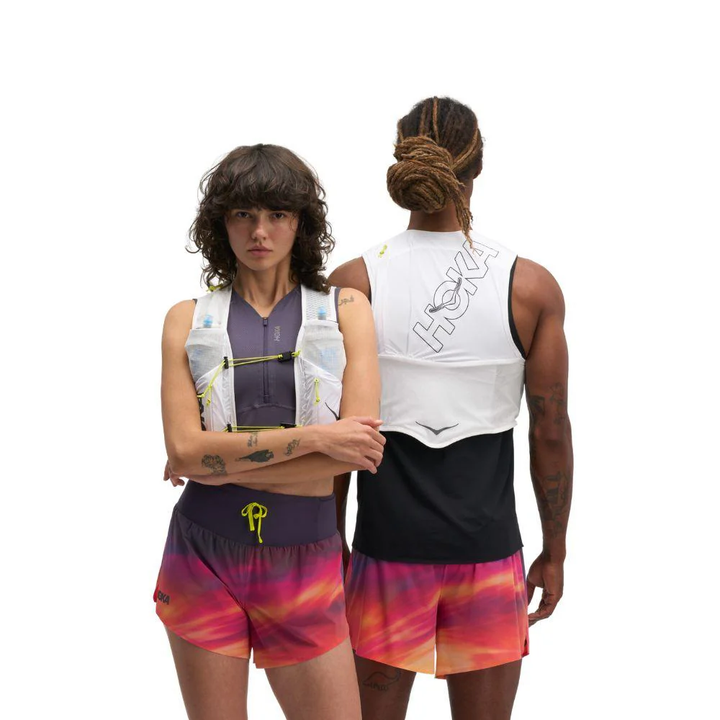 Hoka Unisex Trail Run Vest 8L - White - AW26