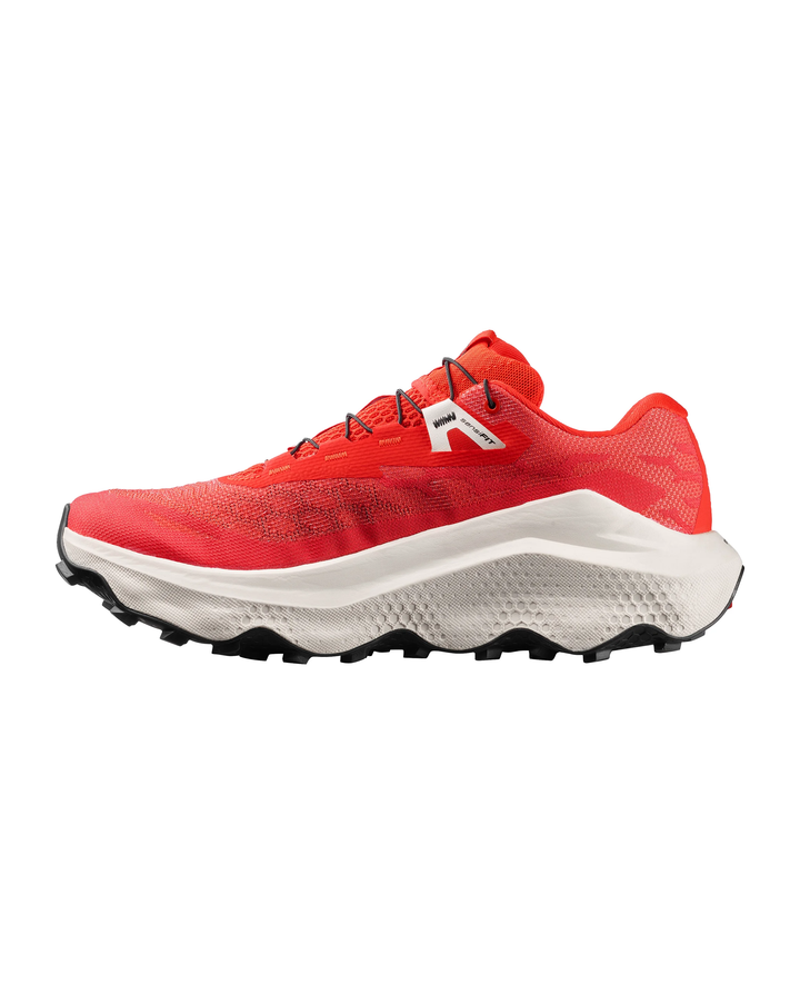 Salomon Mens Ultra Glide 4 - Fiery Red/Vanilla Ice/Black - Trail - SS26