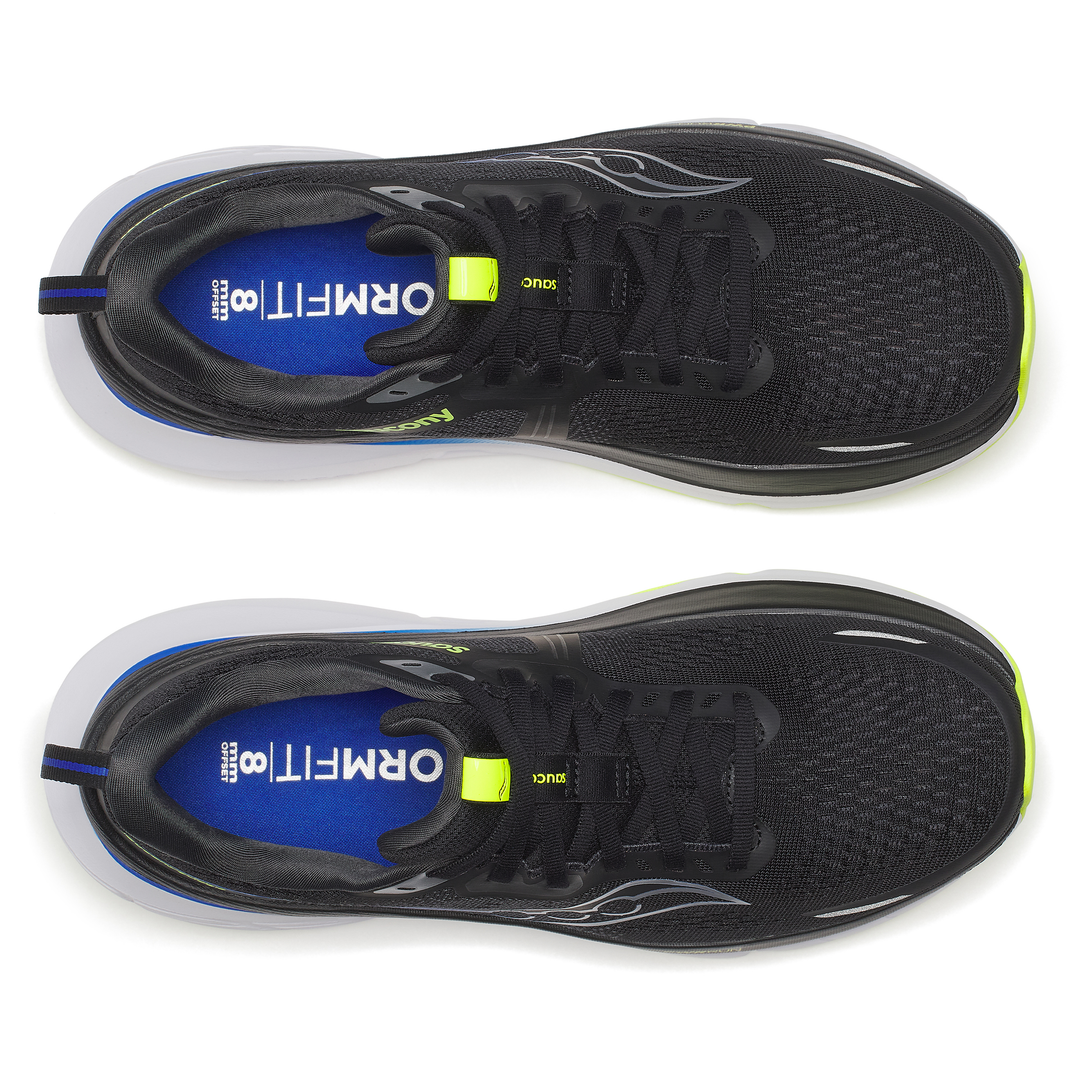 Saucony Mens Guide 18 - Noir/Lapis - Stabilité - AW25