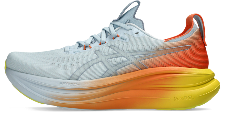 Asics Herren Gel Nimbus 28 – Himmel/Sonnenpfirsich – Neutral – SS26