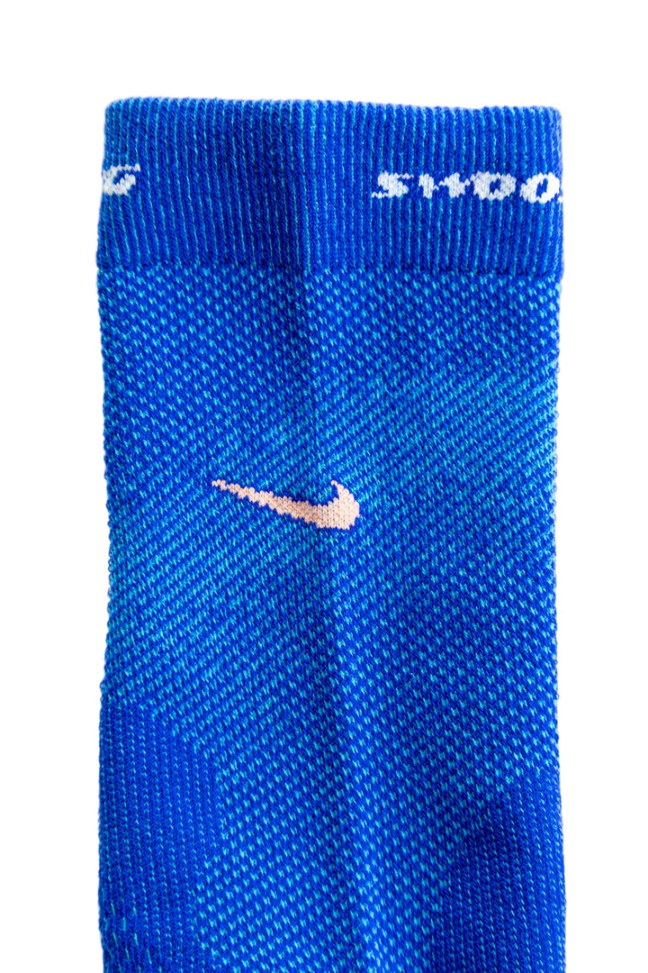 Nike Running Lightweight Crew Socks - Hyper Blue/Light Current Blue/Crimson Bliss