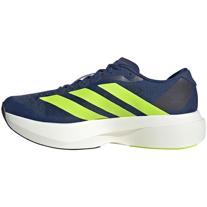 Adidas Mens Adizero Evo SL - Dark Blue/Solar Slime/Lucid Red - Neutral - SS25