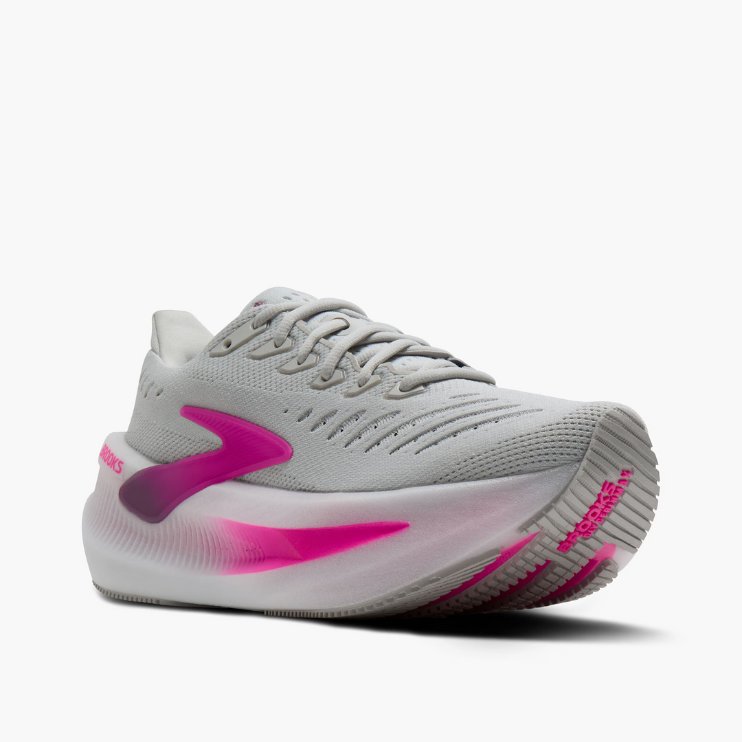 Brooks Womens Glycerin Max 2 - Oyster/Argyle/Cyber Pink - Neutral - SS26