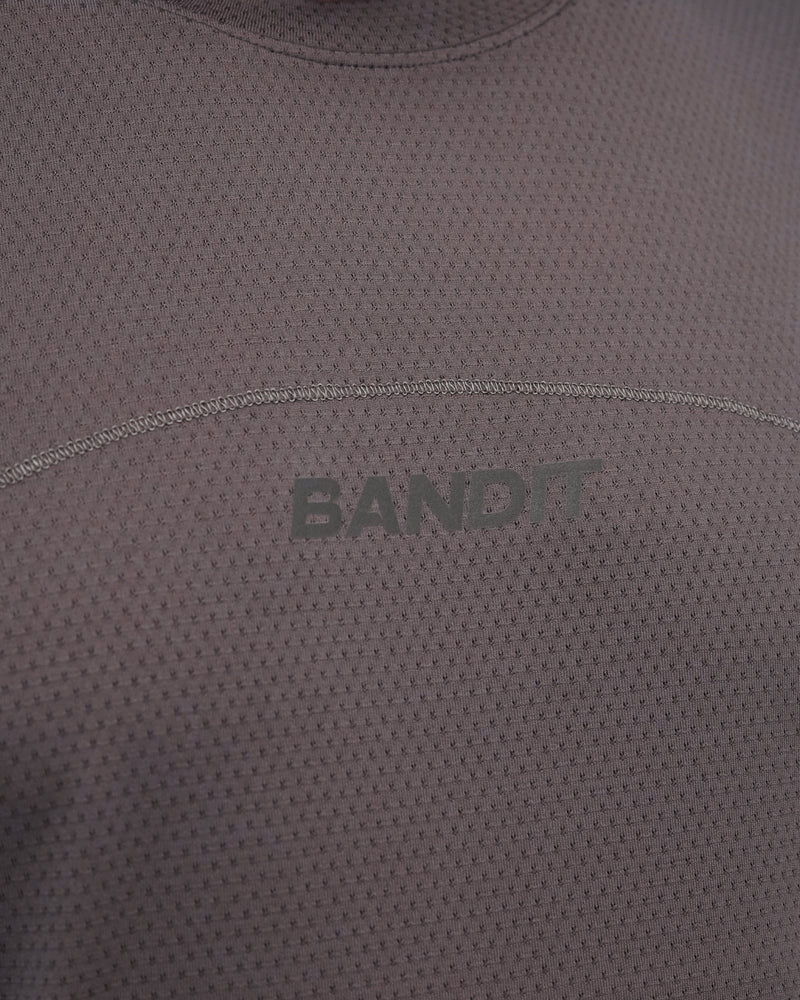 Bandit T-shirt à manches longues en micromesh Reflecto Stitch pour hommes - Haze - SS26