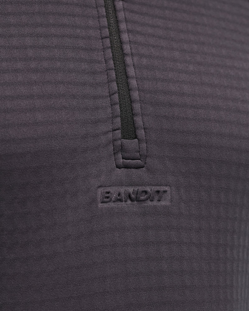 Bandit CaldoGrid Quarter Zip pour hommes - Ombre - SS26