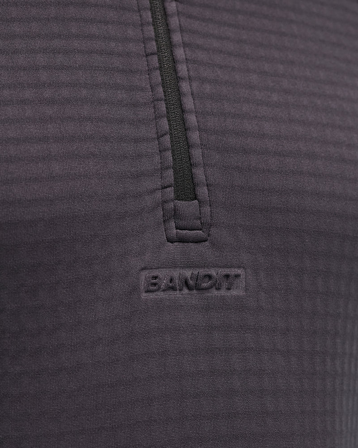 Bandit CaldoGrid Quarter Zip pour hommes - Ombre - SS26