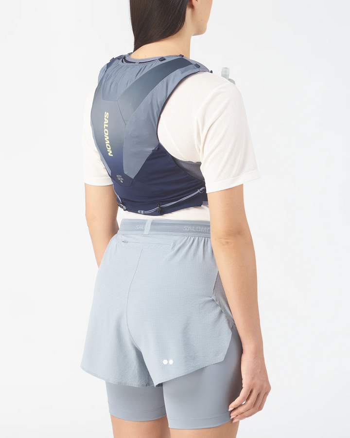 Salomon ADV Skin 5 Unisex Gradient Vest with Flasks - Maritime Blue/Grisaille