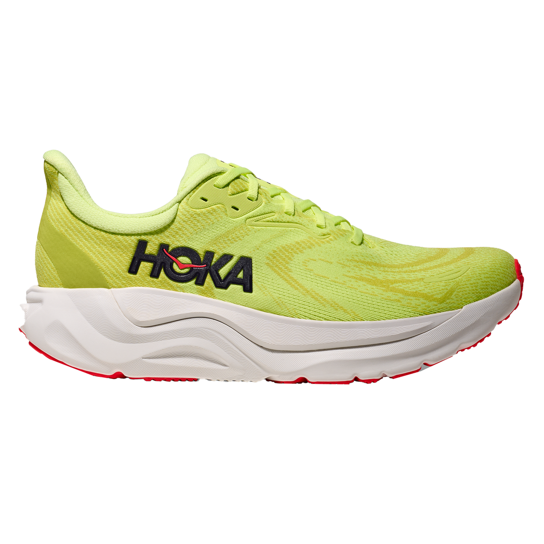 Hoka Mens Arahi 8 - Neon Yuzu/Neon Flame - Stabilité - SS26