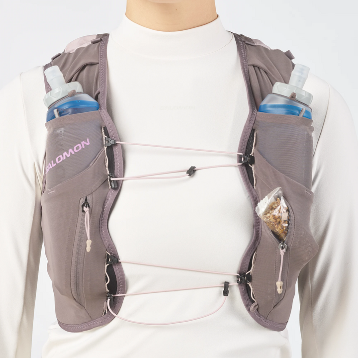 Salomon Womens ADV Skin 12 Womens Gradient Vest with Flasks - Iron/Shadow Gray