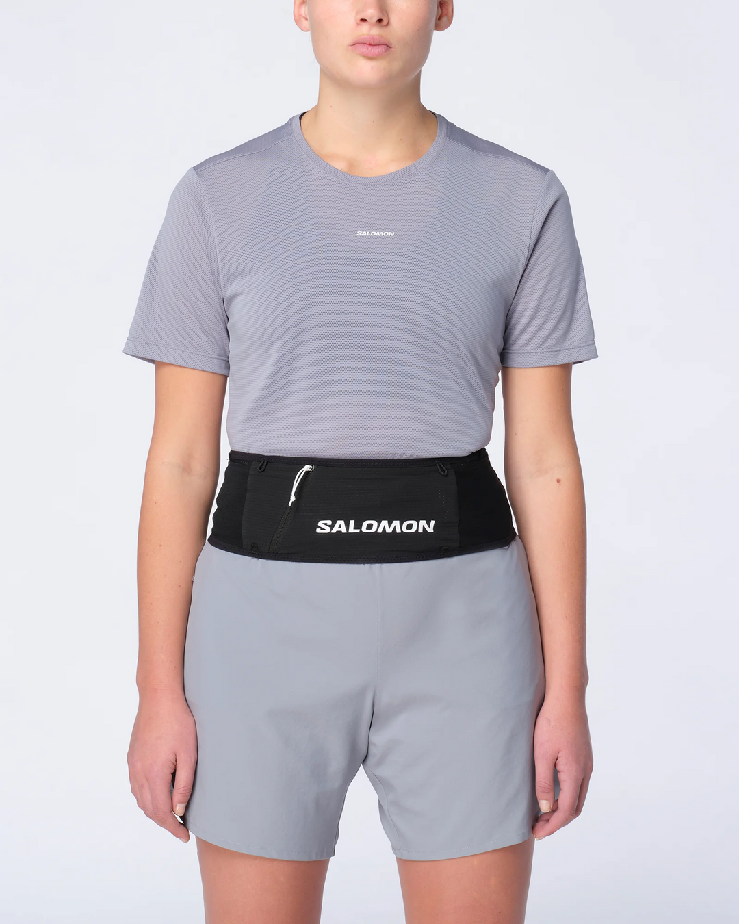 Salomon Unisex S/Lab Belt - Black/White