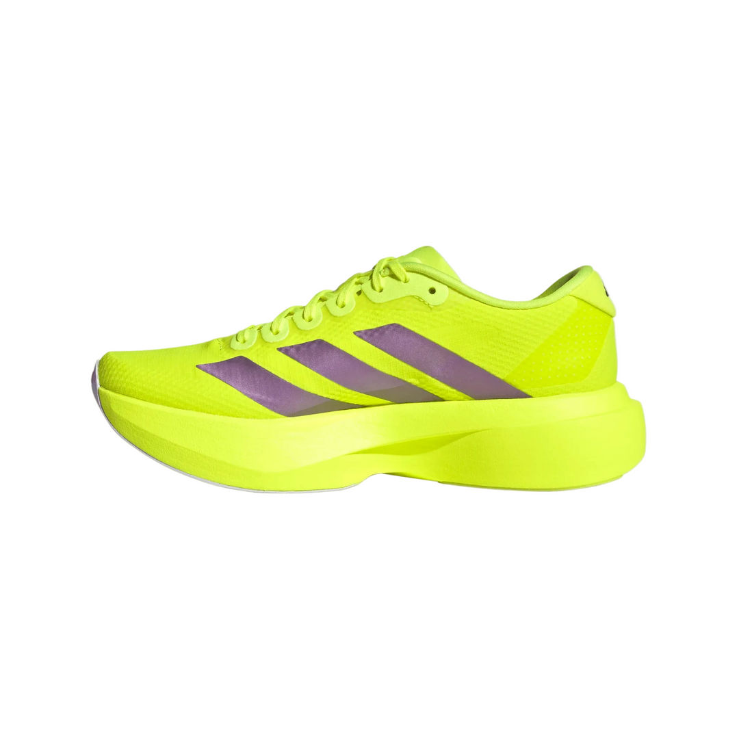Adidas Womens Adizero Evo SL Woven - Solar Yellow/Aurora Plum/Powder Plum - Neutral - SS26