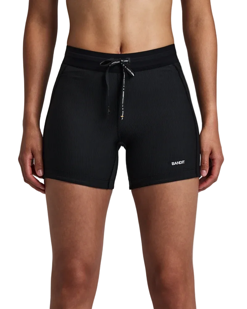 Bandit Womens Stamina 5" Compression Short - Black - AW26