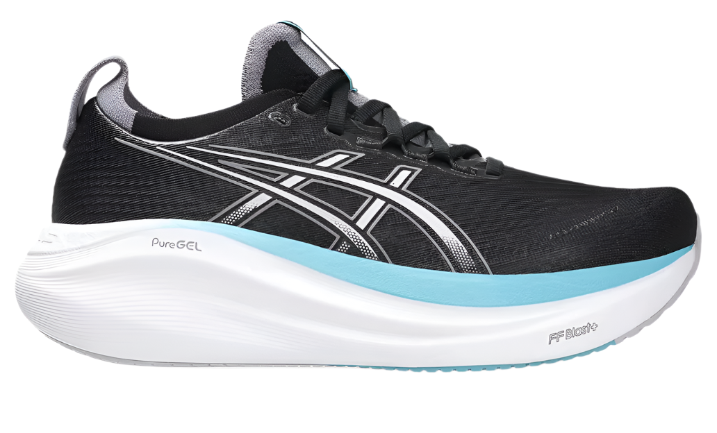 Asics Womens Gel Nimbus 27 - Black/Dusk Violet - Neutral - AW25