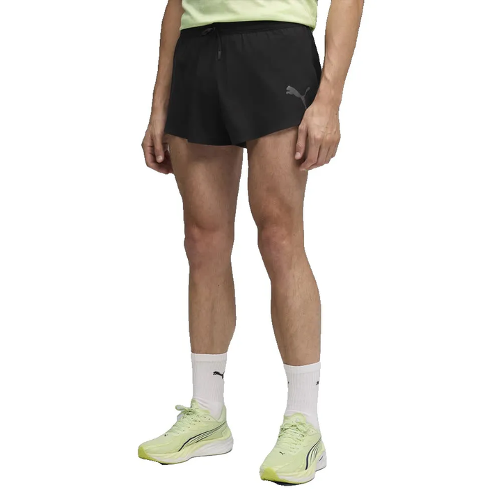Puma Herren Lightspeed Ultraweave 2" Split Shorts - Schwarz