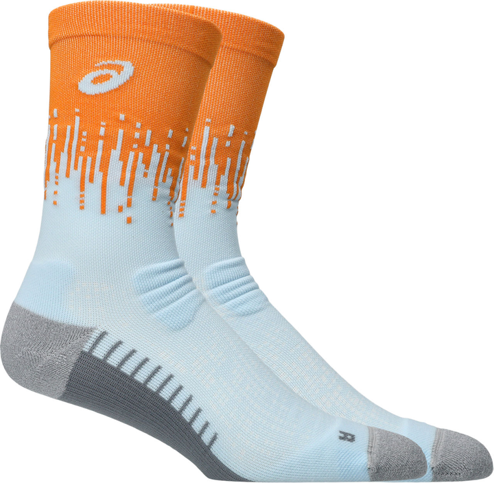 Asics Performance Run Sock Crew - Sky/Sun Peach