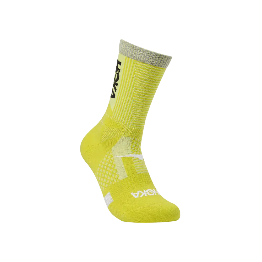 Hoka Unisex Race Day Crew Sock - Neon Yuzu - AW26