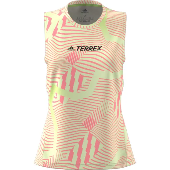 Adidas Womens Agravic Tank Top - Lime