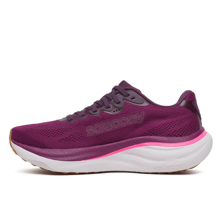 Saucony Womens Ride 19 - Plum/Eggplant - Neutral - AW26