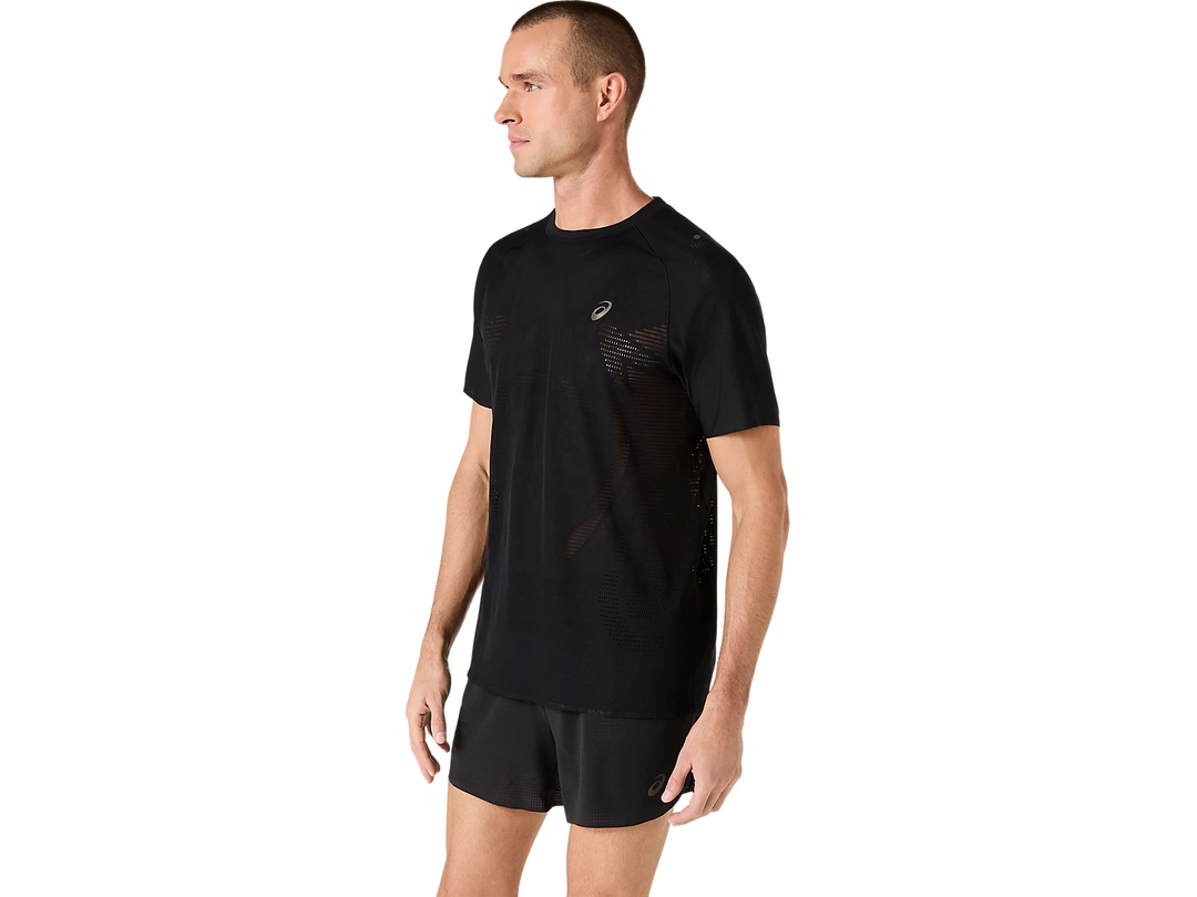 Asics Mens Metarun SS Top - Performance Black