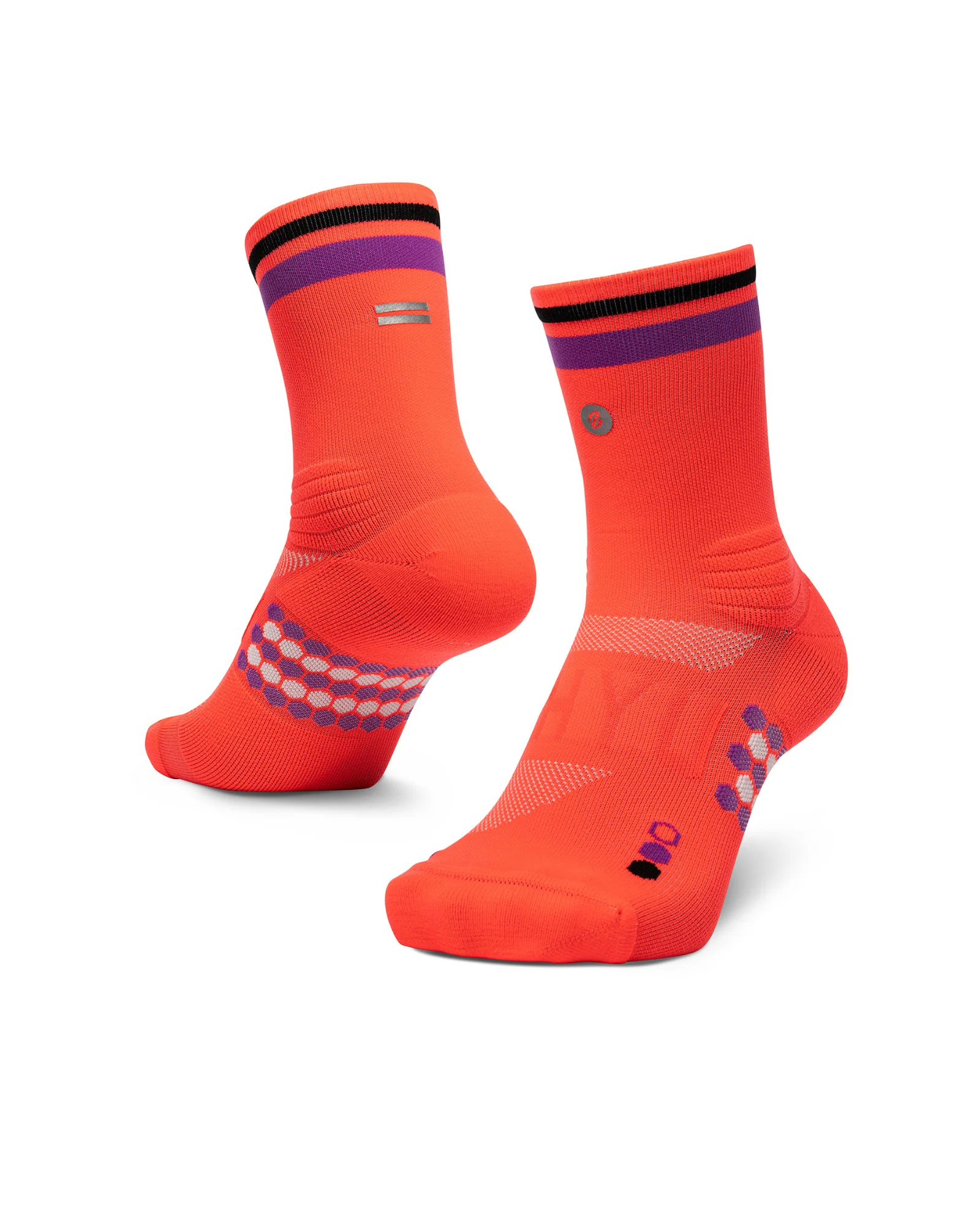 SHYU Racing Half Crew Socks - Taiyo/Purple/Black