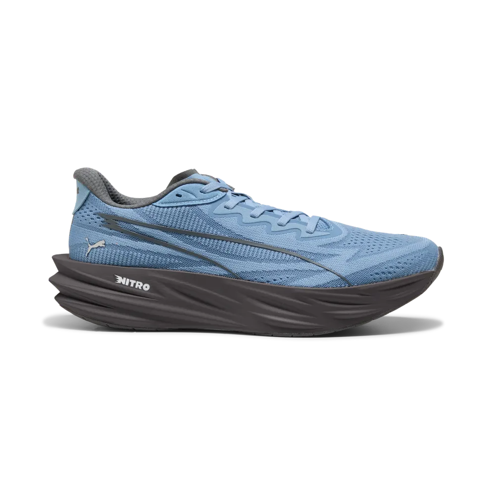 Puma Mens Deviate Pure NITRO - Zen Blue/Moody Gray/Gray Echo - Neutral - AW26