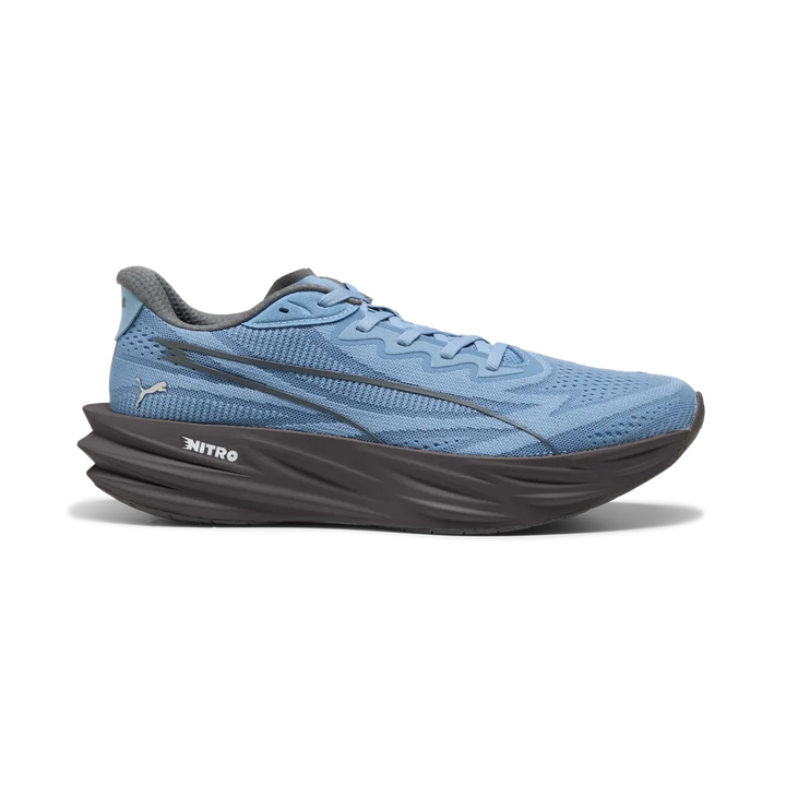 Puma Mens Deviate Pure NITRO - Zen Blue/Moody Gray/Gray Echo - Neutral - AW26