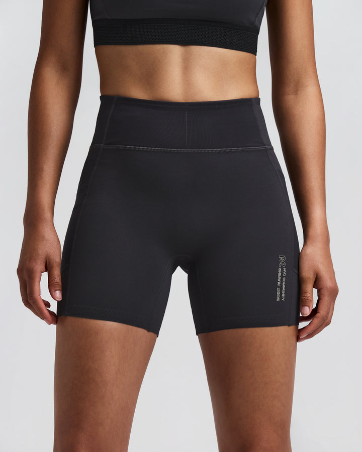 Bandit Womens Vanisher™ 5" High Waist Compression Shorts - Anthracite - AW26