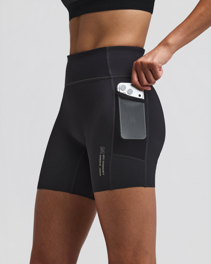 Bandit Womens Vanisher™ 5" High Waist Compression Shorts - Anthracite - AW26