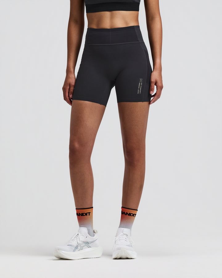 Bandit Womens Vanisher™ 5" High Waist Compression Shorts - Anthracite - AW26