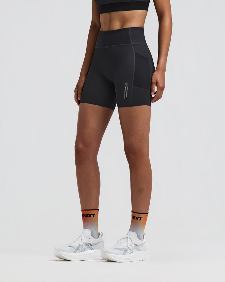 Bandit Womens Vanisher™ 5" High Waist Compression Shorts - Anthracite - AW26