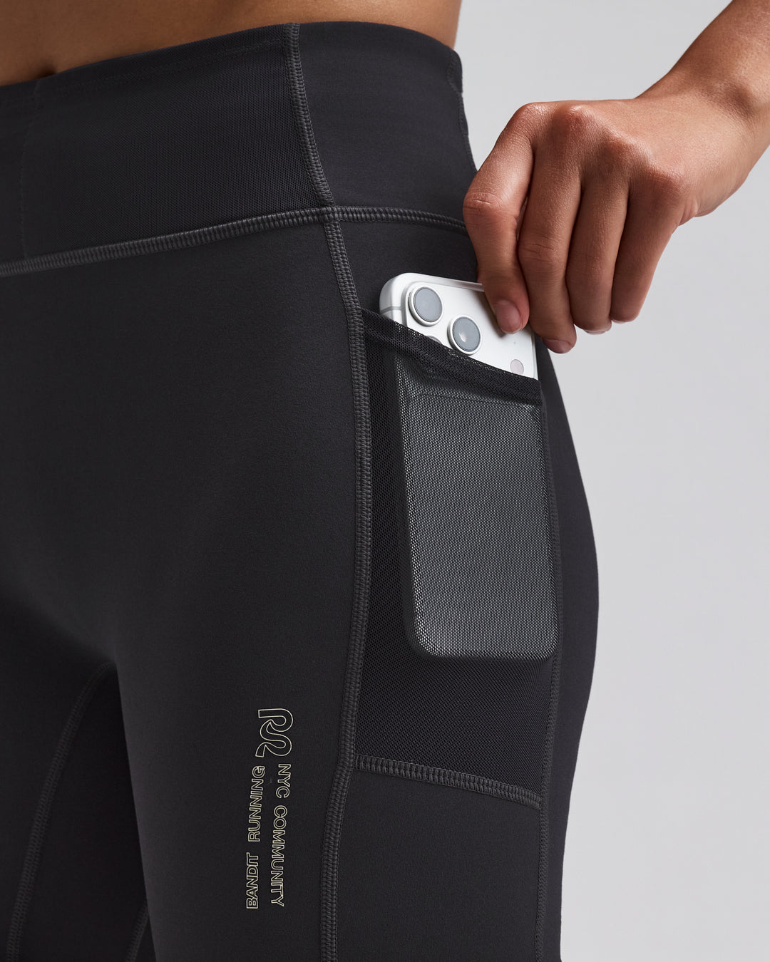 Bandit Womens Vanisher™ 5" High Waist Compression Shorts - Anthracite - AW26