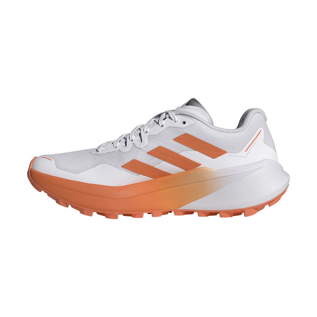 Adidas Womens Terrex Agravic 3 - Footwear White/Semi Impact Orange/Dash Grey  - Trail - AW25