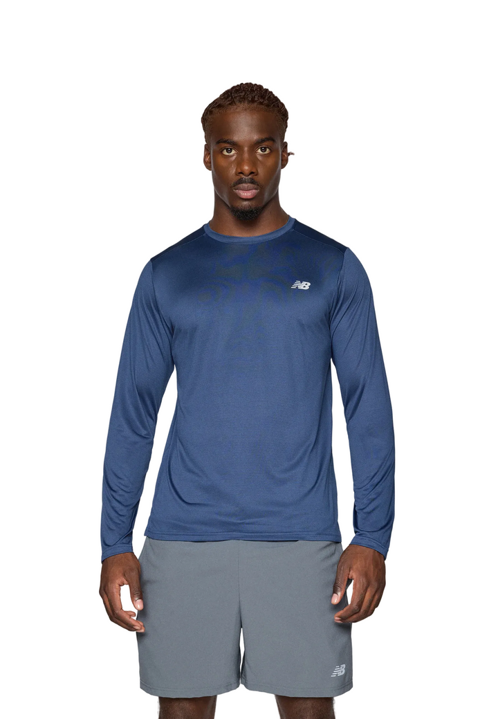 New Balance Mens Sport Essential Long Sleeve - NB Navy - AW26