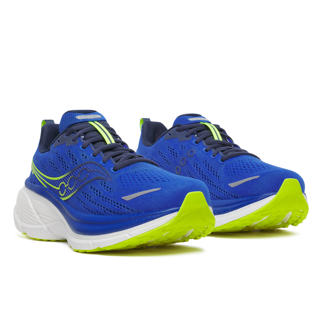 Saucony Mens Hurricane 25 - Lapis/Citron - Stability - AW25