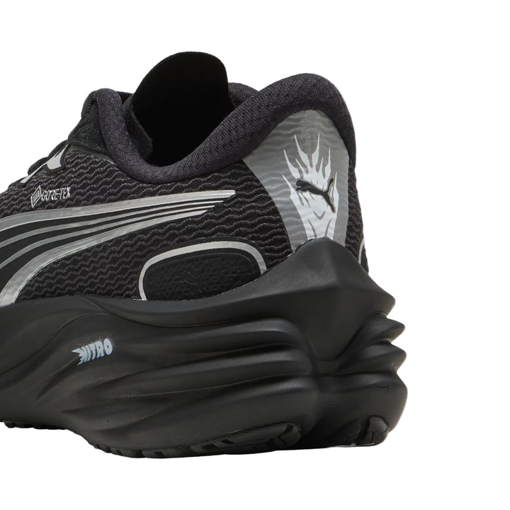 Puma Herren Velocity NITRO 4 GTX - Puma Schwarz/Puma Silber - Neutral - AW25