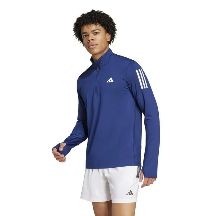 Adidas Mens Own The Run Half Zip - Ink/White