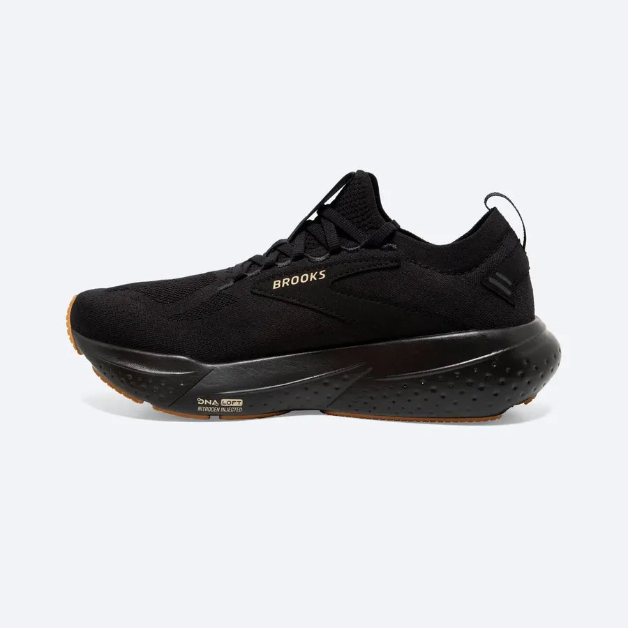 Brooks Womens Glycerin StealthFit  21 - Black/Cream/Biscuit - Neutral