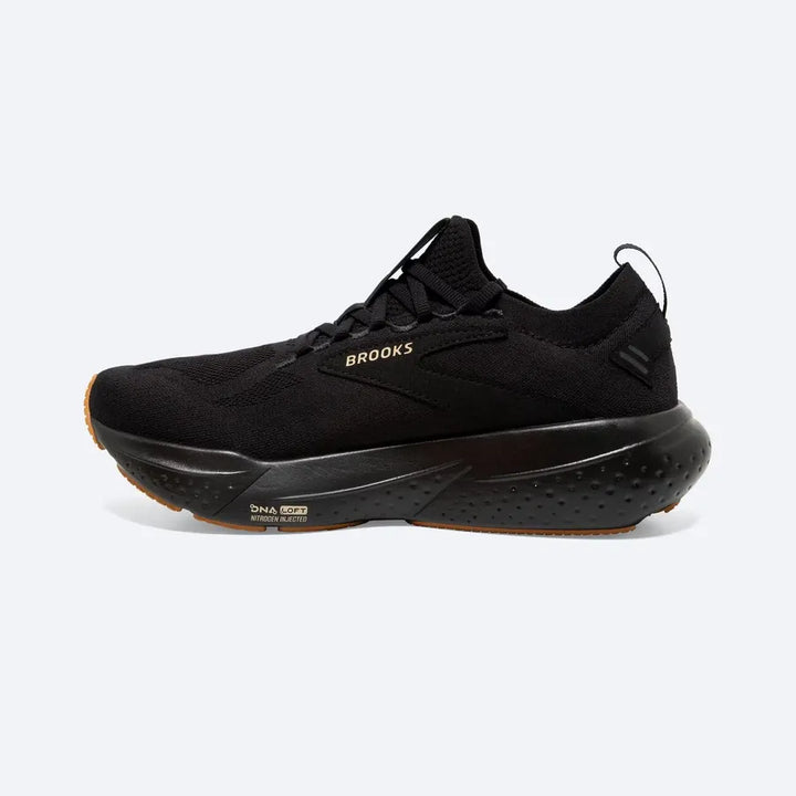 Brooks Womens Glycerin StealthFit  21 - Black/Cream/Biscuit - Neutral