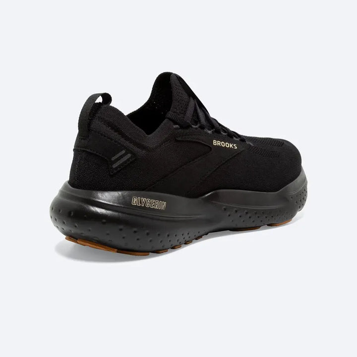 Brooks Womens Glycerin StealthFit  21 - Black/Cream/Biscuit - Neutral
