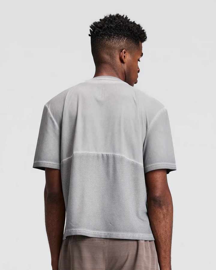 Bandit Men's FrioSoft Perforated Box Tee - Concrete Taupe - AW26