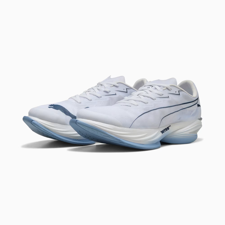 Puma Mens Fast-R NITRO Elite 3 - White/Chambray Blue - Neutral - SS26