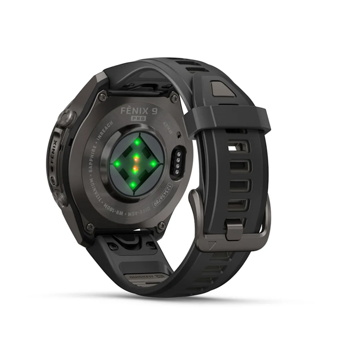 Garmin Fenix 9 Pro - 43mm - Carbon Grey/DLC Titanium/Black/Pebble Grey