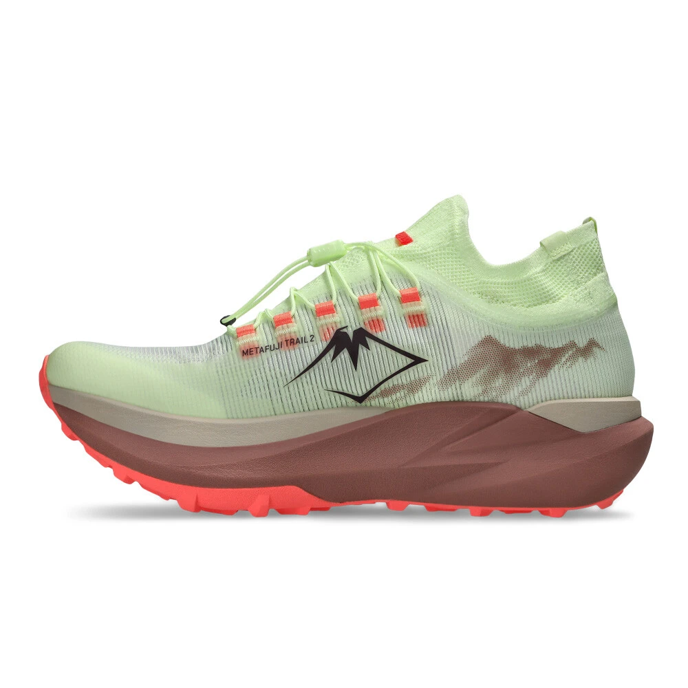 Asics Unisex Metafuji Trail 2 - Illuminate Yellow/Dark Aubergine - Trail - AW26