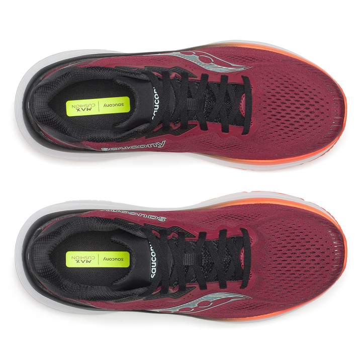 Saucony Mens Guide 19 - Crimson/Fire - Stability - SS26