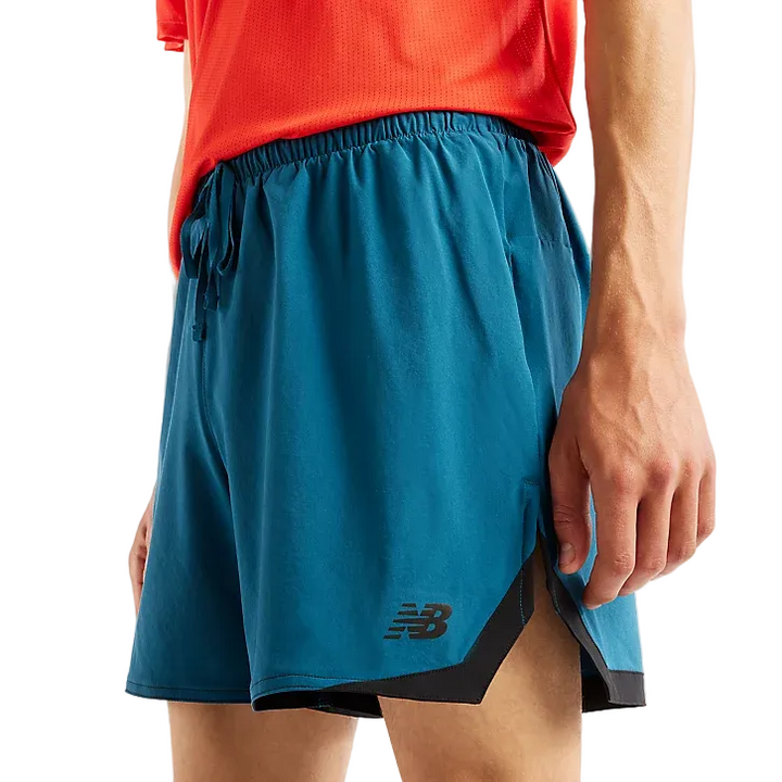 New Balance Mens RC Essential 5" Short - Streamsong/Black - AW26