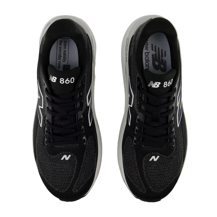 New Balance Herren 860v15 – Schwarz/Weiß – Stabilität – SS26
