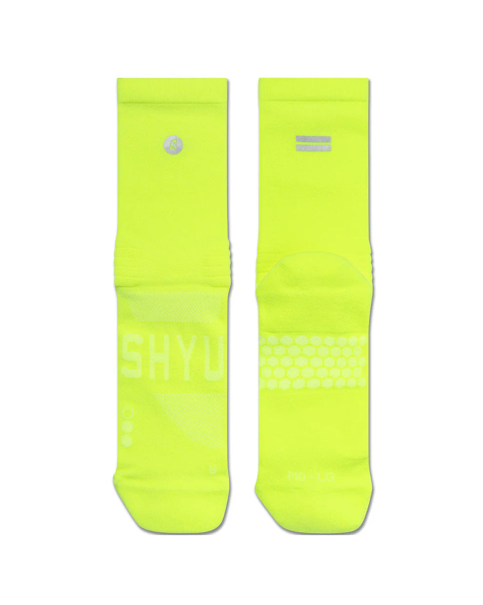 SHYU Racing Half Crew Socks - Volt/Volt/Volt